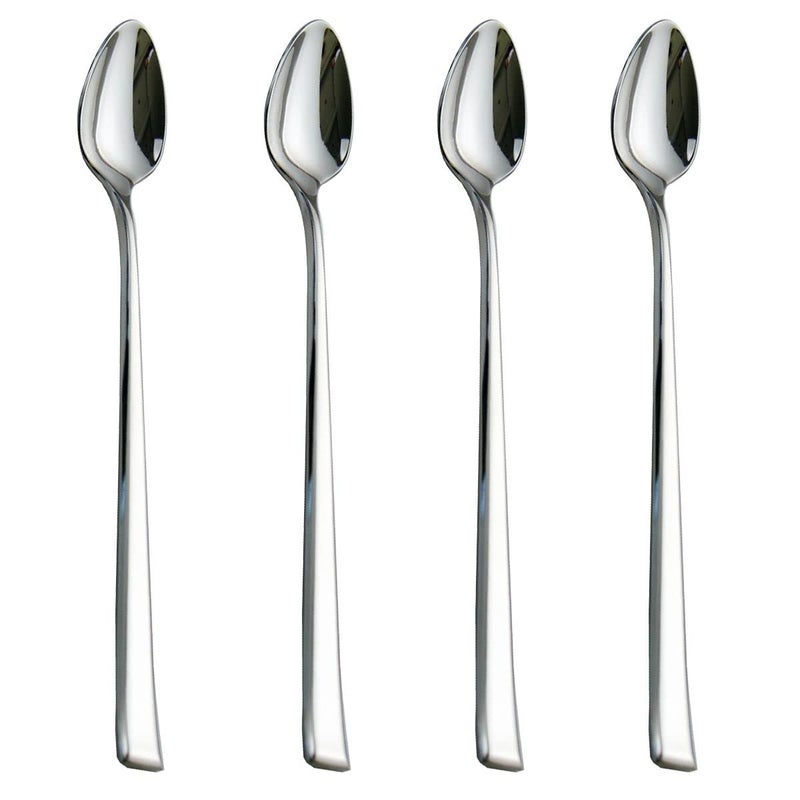HISSF Iced Tea Spoons,Mixing Spoons,18/10 Stainless Steel Stirring Spoons,7.9 Inches, Set of 4 - Image 1